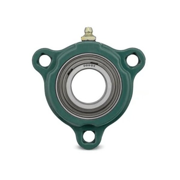 Setscrew Bearings, SC LF Normal Duty, 3-Bolt Flange, LF-SC-012-NL